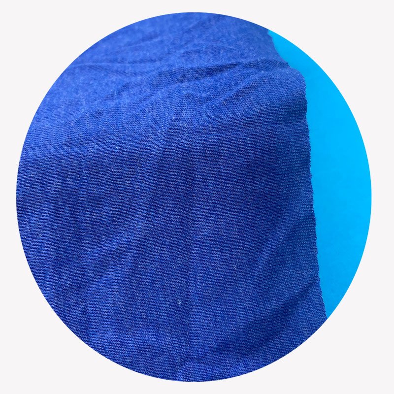 Biodegradable seacell fabric anti-bacterial blended knit single jersey fabric for underwear