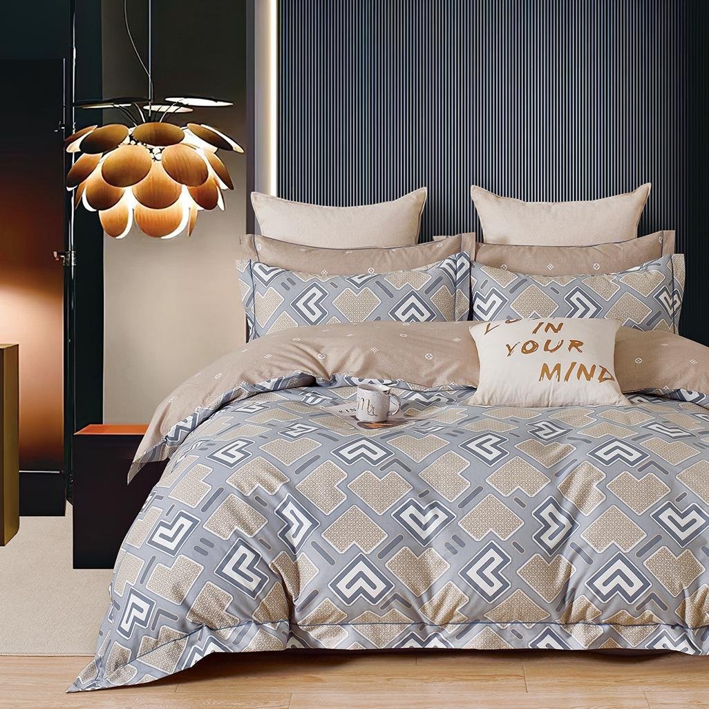 wholesale in stock 210tc 250cm width bed linen printed cotton fabric