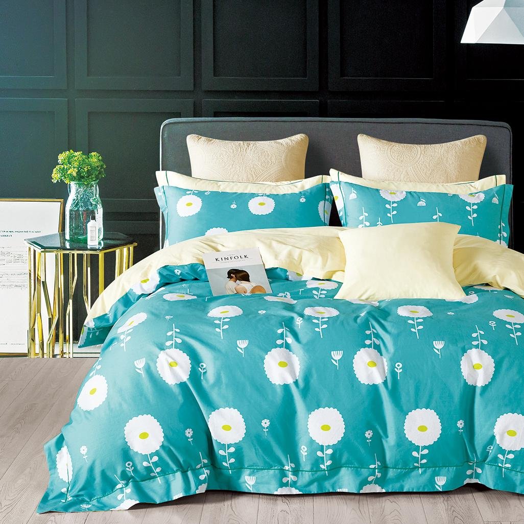 wholesale in stock 210tc 250cm width bed linen printed cotton fabric