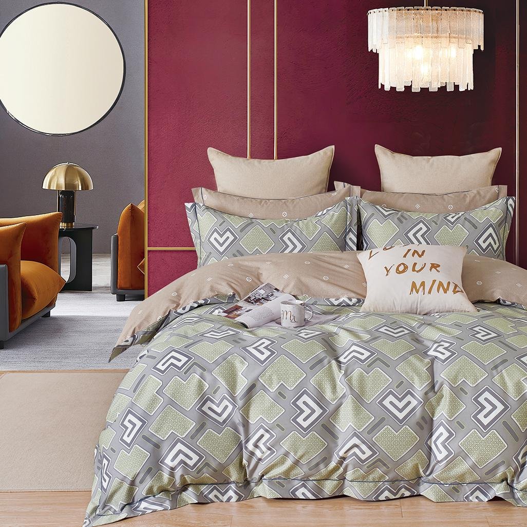 wholesale in stock 210tc 250cm width bed linen printed cotton fabric
