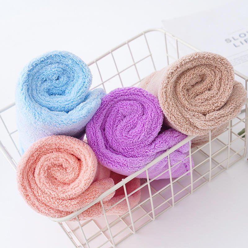 Custom logo Coral Fleece Drying Hair Hat Personalized Super Absorbent Quick Dry Soft Magic Shower Bath Hat Towel