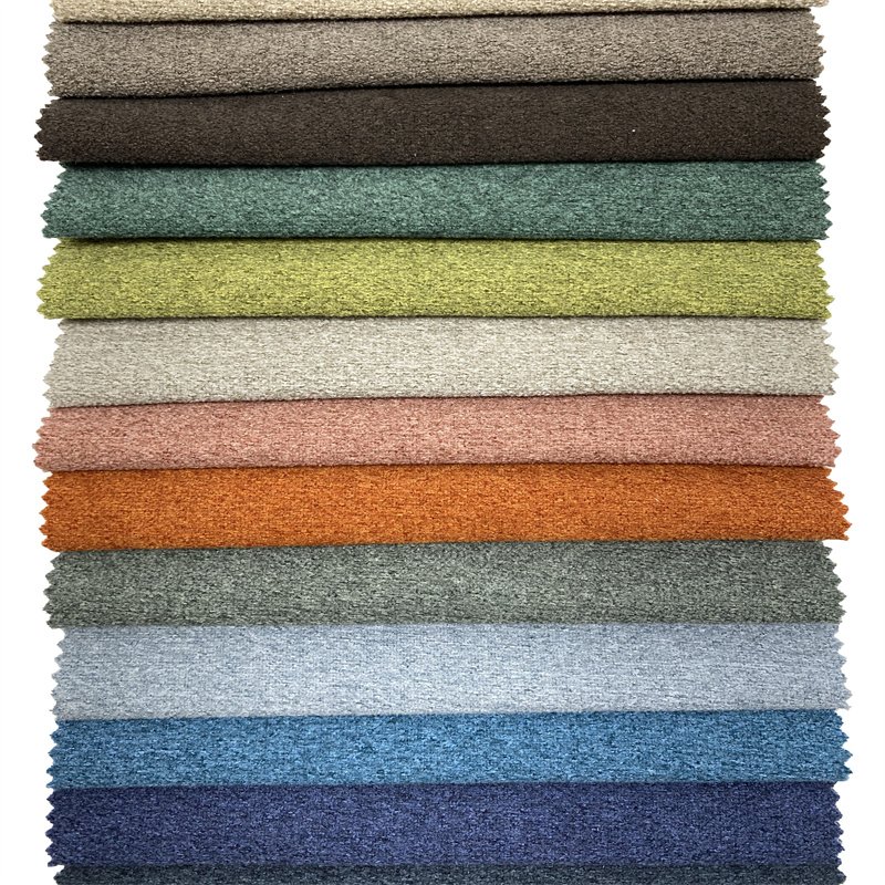 waterproof Polyester velvet linen microfiber furniture sofa fabric for outdoor upholstery fabric