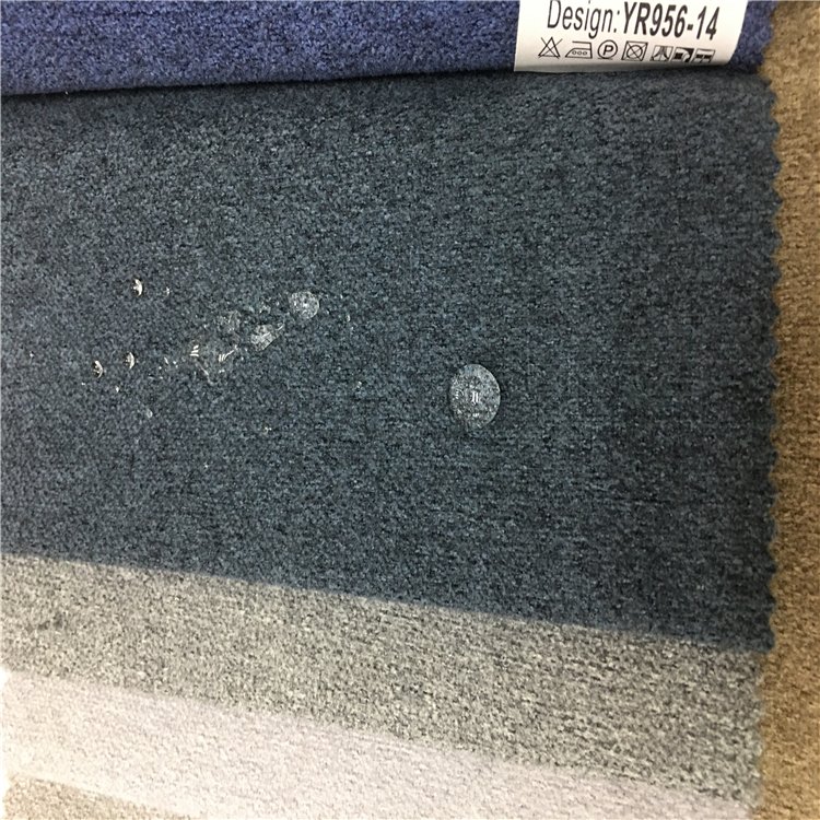 waterproof Polyester velvet linen microfiber furniture sofa fabric for outdoor upholstery fabric