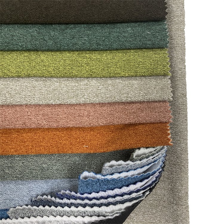 waterproof Polyester velvet linen microfiber furniture sofa fabric for outdoor upholstery fabric