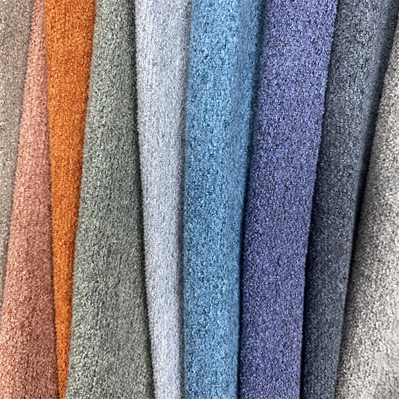 waterproof Polyester velvet linen microfiber furniture sofa fabric for outdoor upholstery fabric