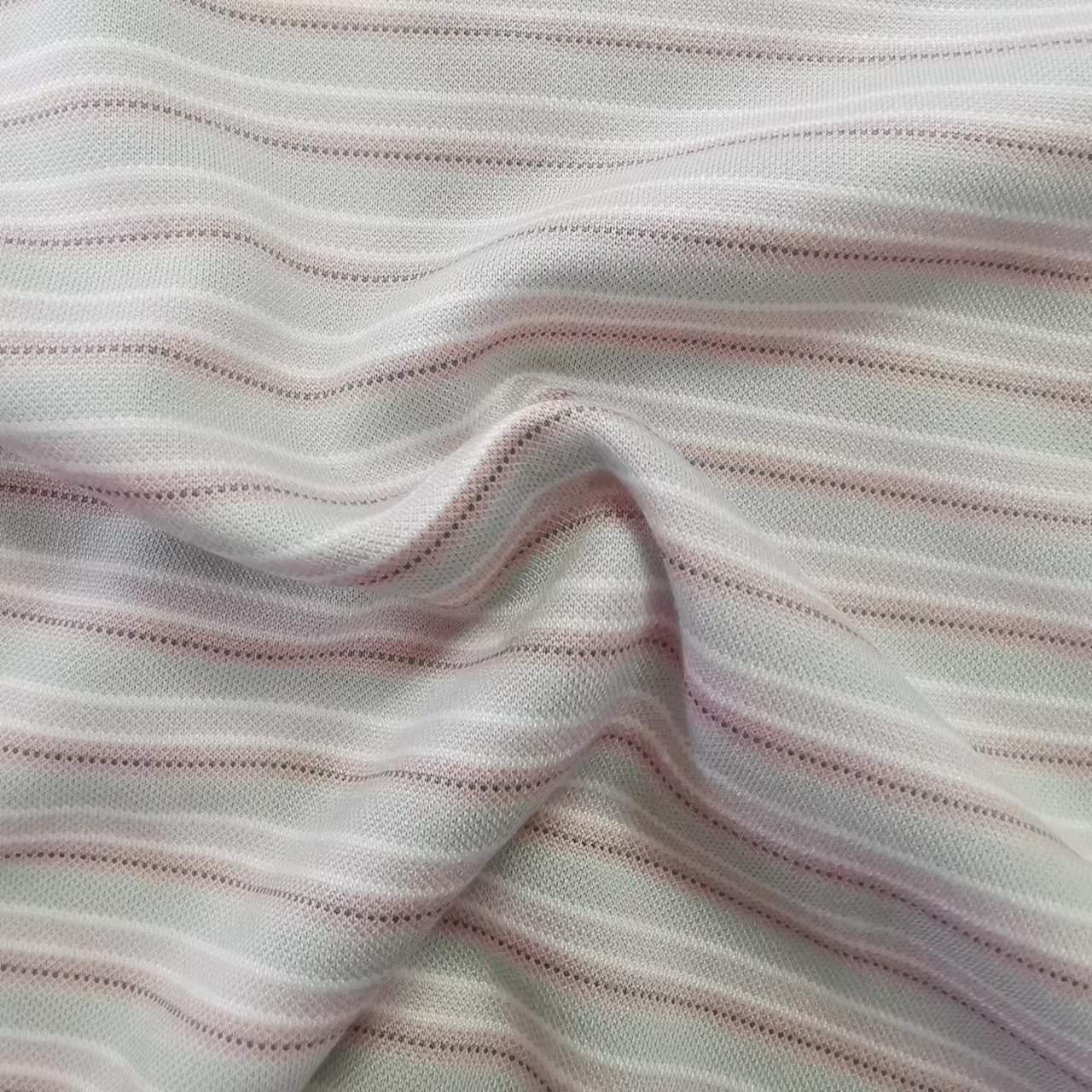 100 Bamboo Men'S Pique Jacquard Fabric Custom Yarn Dye Jacquard Fabric