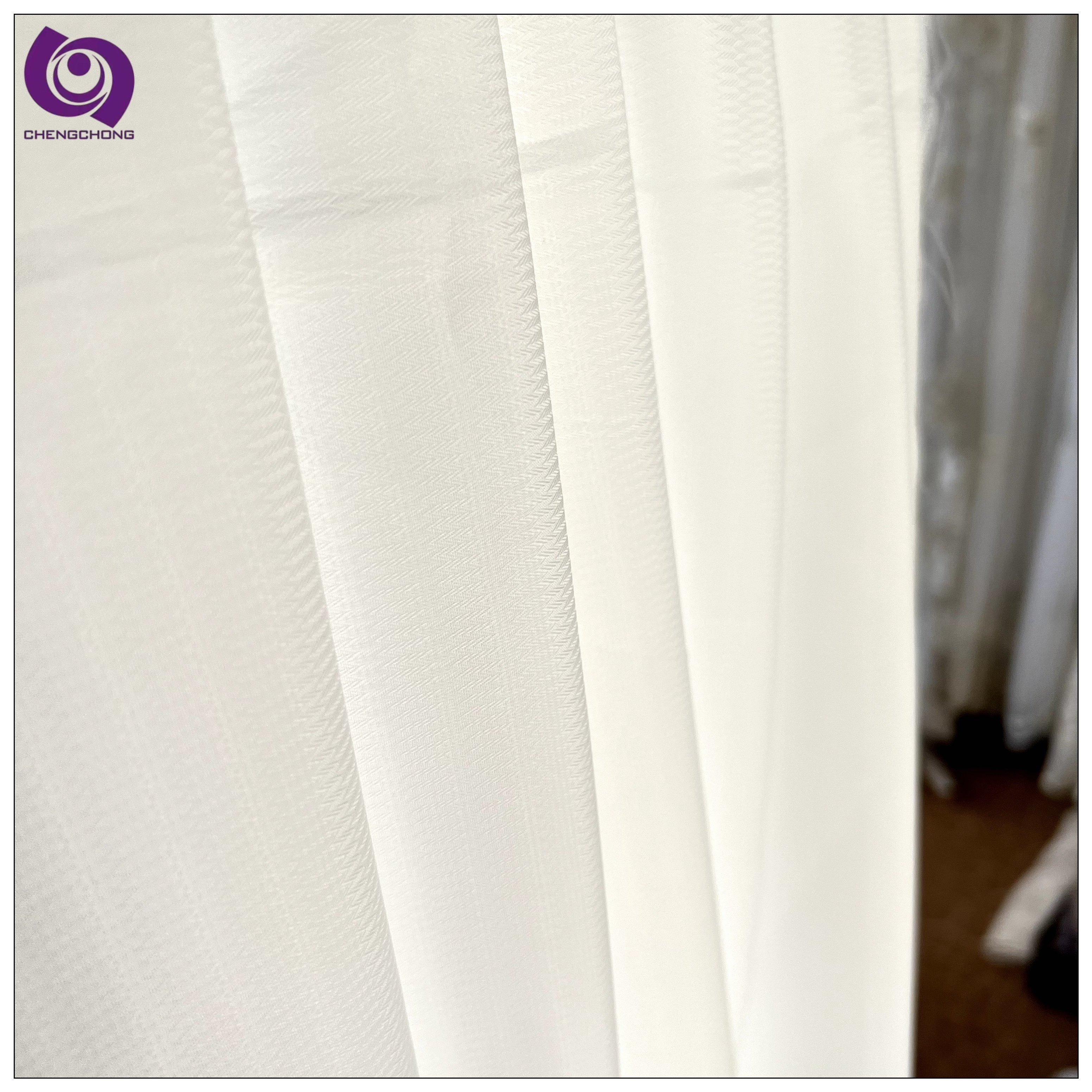 HOT SALE ready to ship breathable plain soft design sheer curtain fabric for living room No.HY