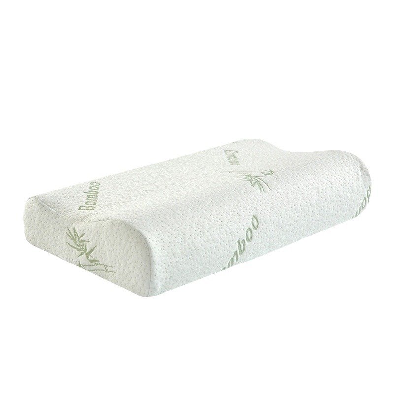 Memory Foam pillow manufacturers wholesale tensilk pillow logo neck care hair bamboo neck care with pattern fiber pillow core
