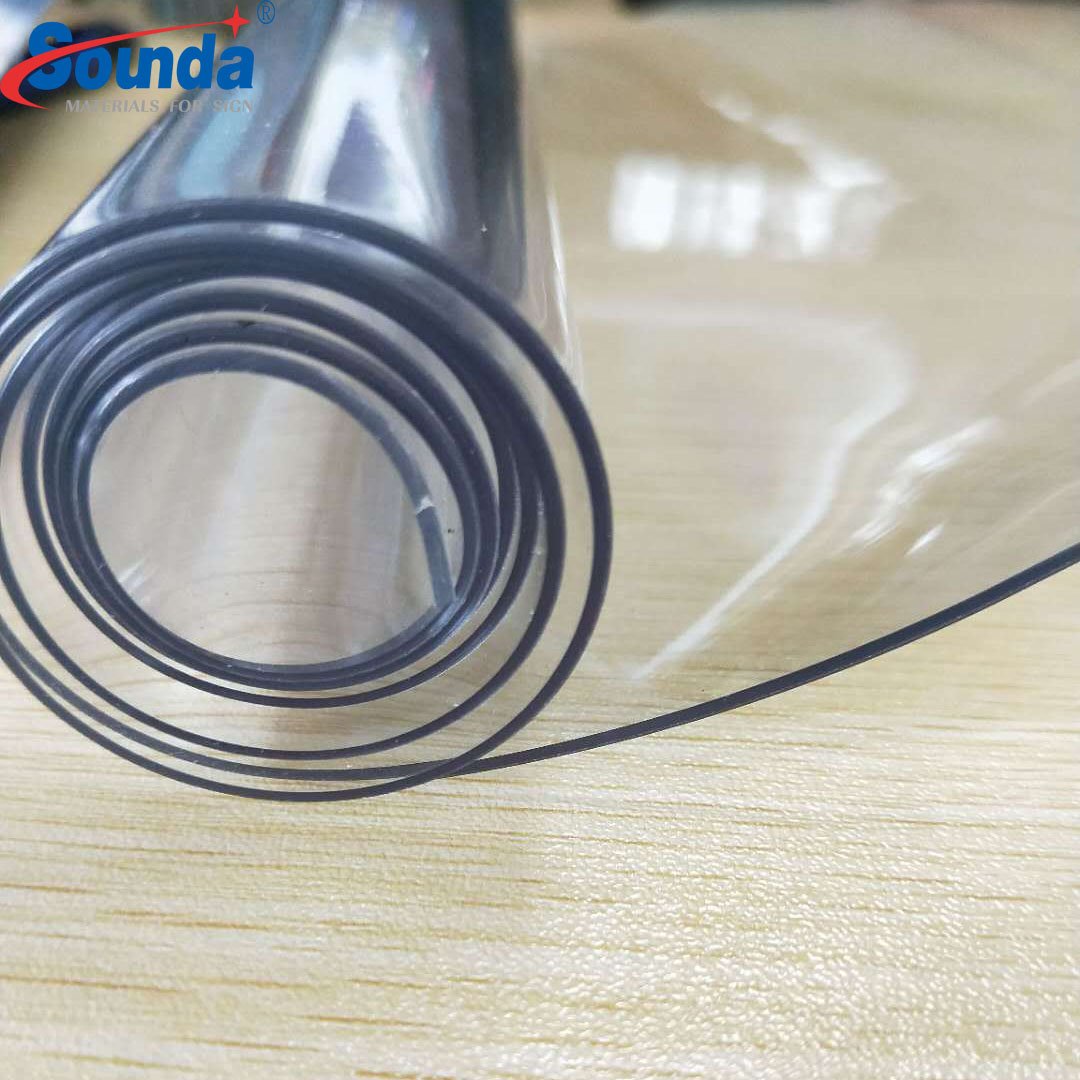 Clear PVC Tarpaulin Customized Transparent PVC Tarpaulin Sheet Polyester Tent Fabric Canvas Roof Material Pvc Coated