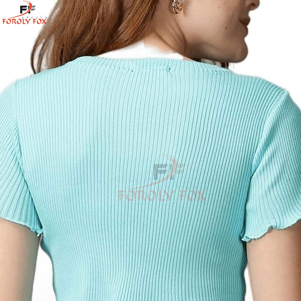 Hot Selling Factory Low Price Oem Service Crop Top Women Custom Logo 100% Cotton Women Blank Cropped Top
