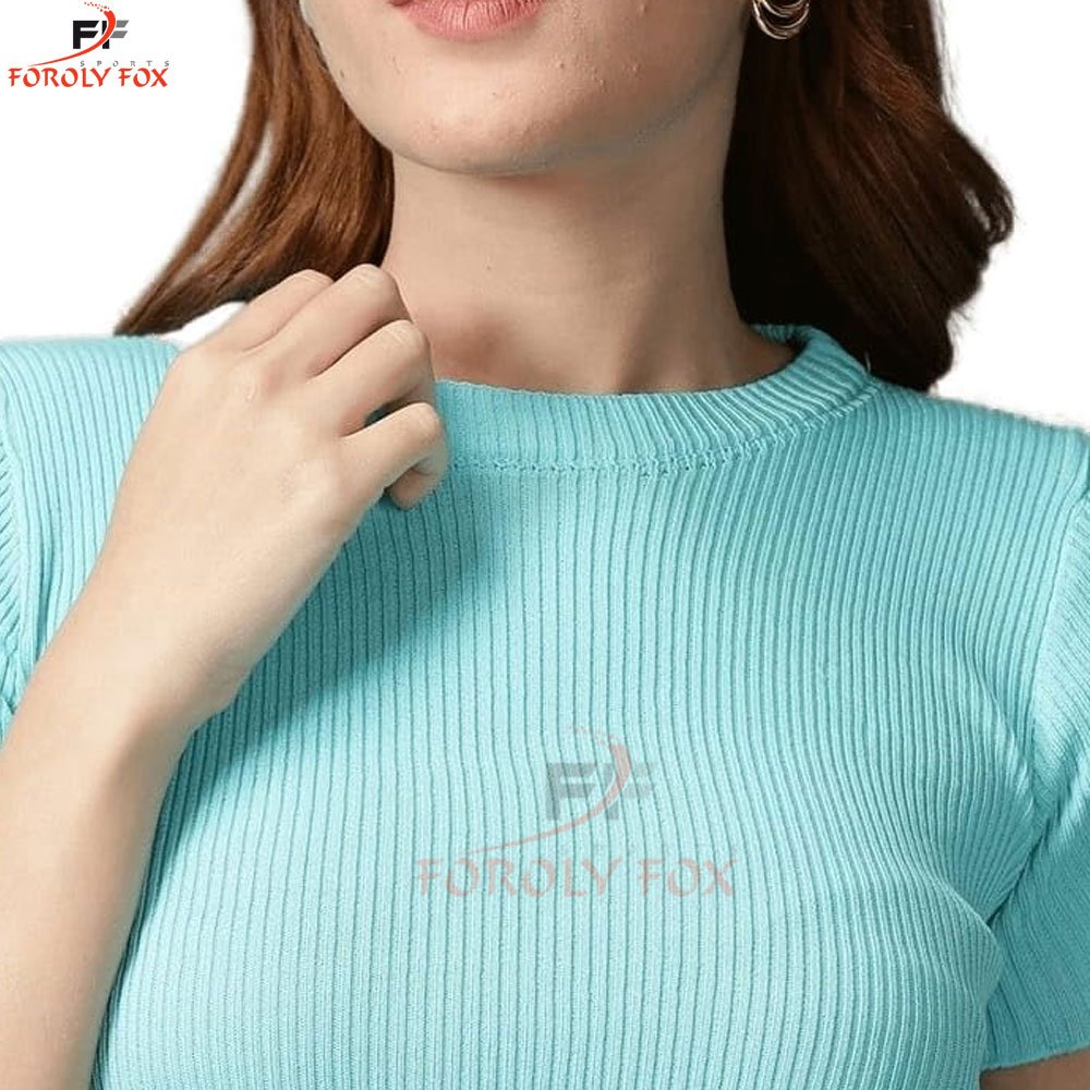 Hot Selling Factory Low Price Oem Service Crop Top Women Custom Logo 100% Cotton Women Blank Cropped Top