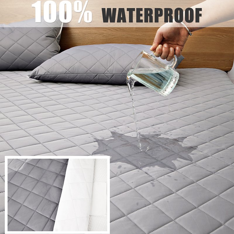 Wholesale Fitted Sheet Bedbugs Proof Anti-Mite Dustproof 100% Polyester Knitted Fabric Waterproof Mattress Protector Covers