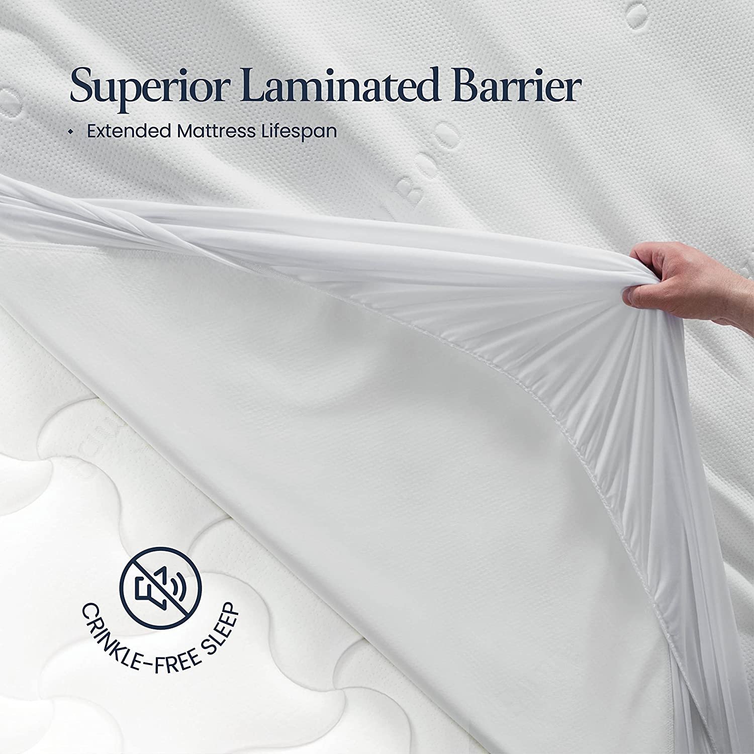 Ultra Waterproof Mattress Protector Hypoallergenic Bamboo Mattress Protector Super Soft Breathable & Noiseless Jacquard Fabric