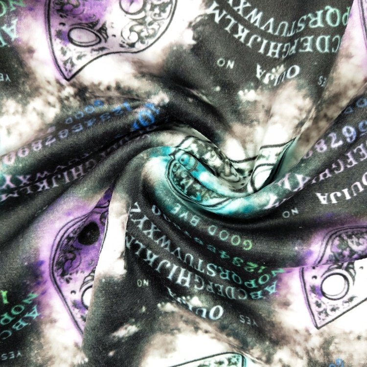 Hot Sale Super Soft Double Side 4 Way Stretch Digital Custom Printed Squish Fabric For Blanket