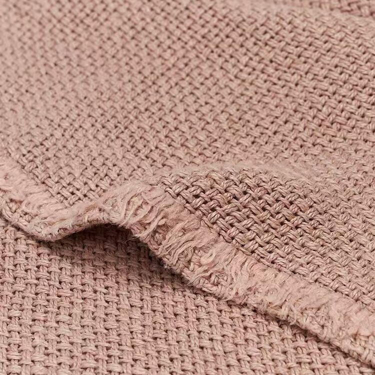 Belgium Linen Throw Blanket Wholesale Customized Thick 100% Belgium Linen Blanket