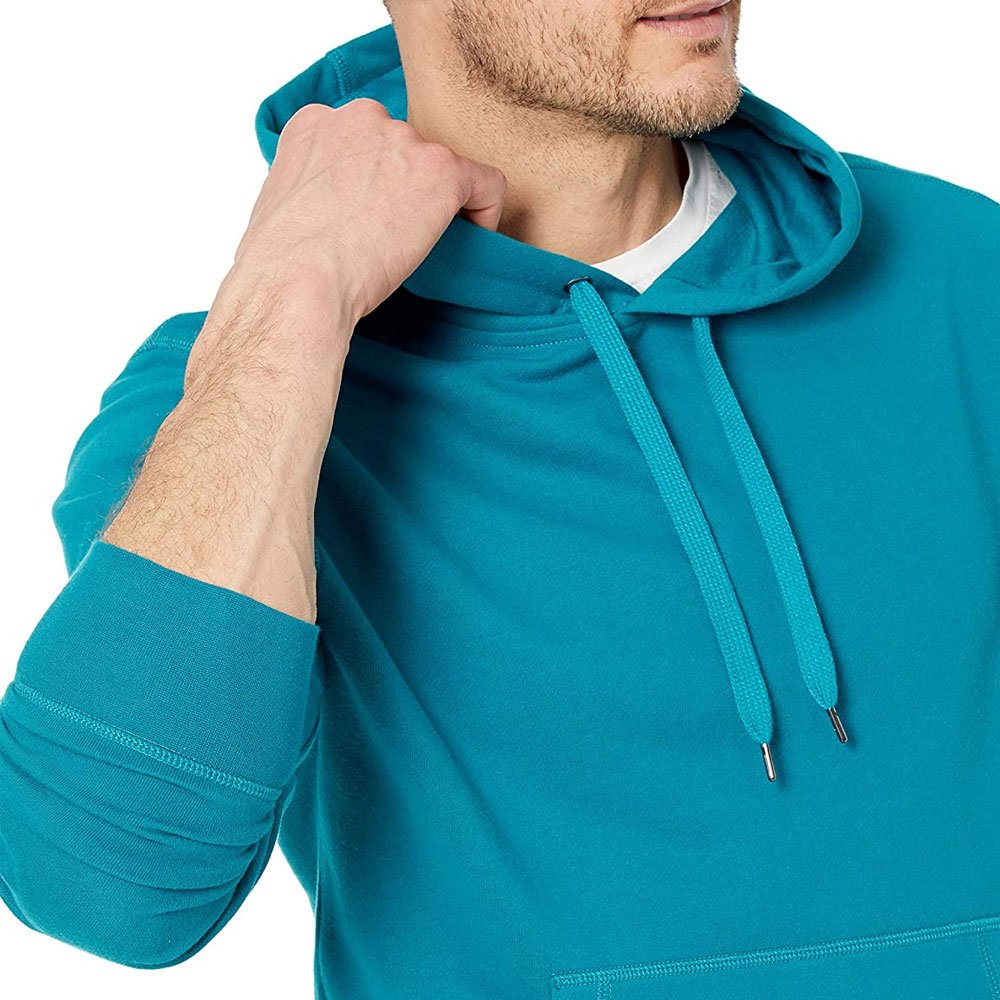 Hot Sale Men's Winter Hoodies Breathable Heavy Duty Plus Size Solid Color Custom Logo Wholesale Rate Fleece Fabric Washed