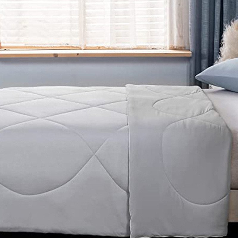 Bamboo Fiber Fabric Duvet Insert 4-Season Comforter Leisure Duvet Insert Bedding Summer Quilts