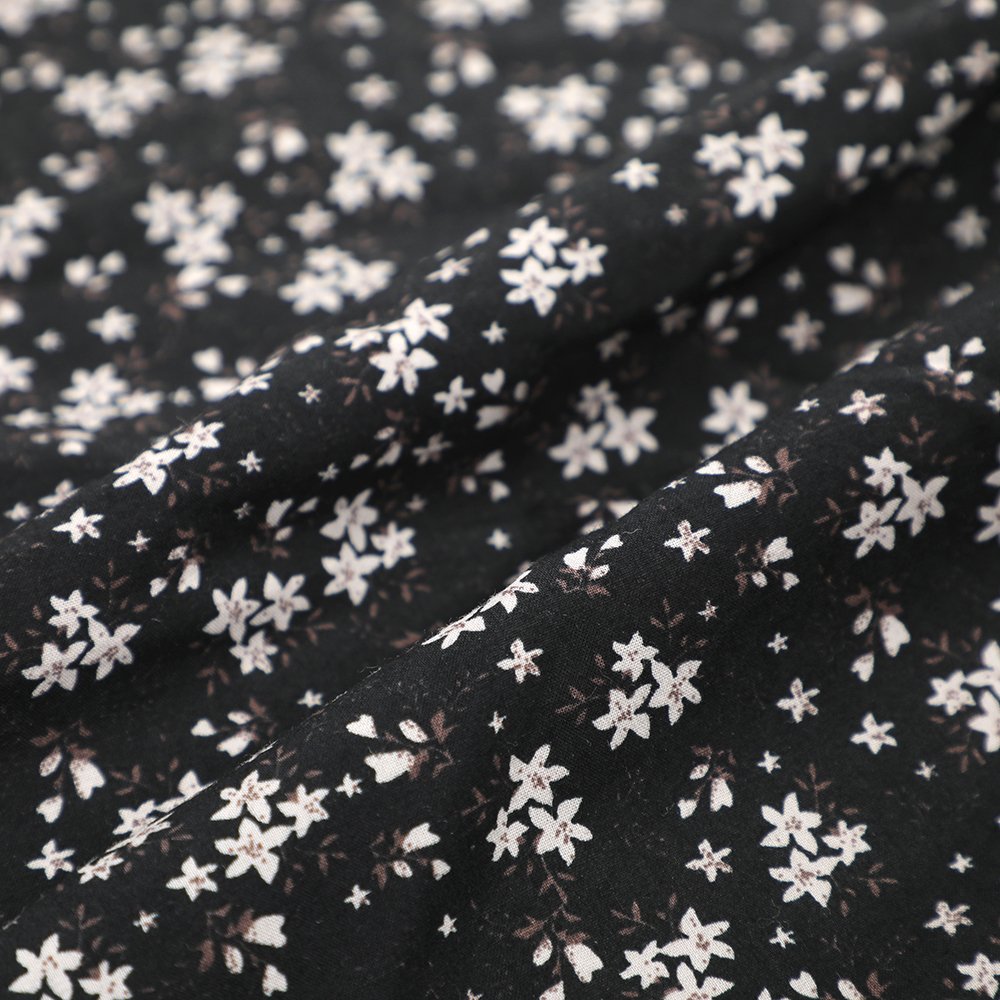 Chinese Top Fashionable No Fading Beautiful Custom Small Floral Print Style Eco-friendly 100%Cotton Dress Cloth