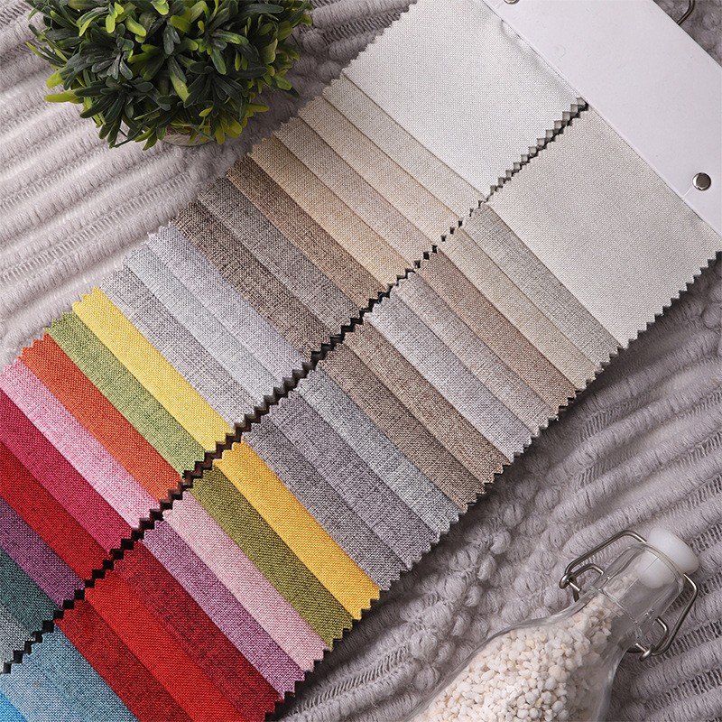 Free Sample 100% Linen Cotton Bamboo Digital Fabric Print Woven Technique for Dress and Linen Napkins