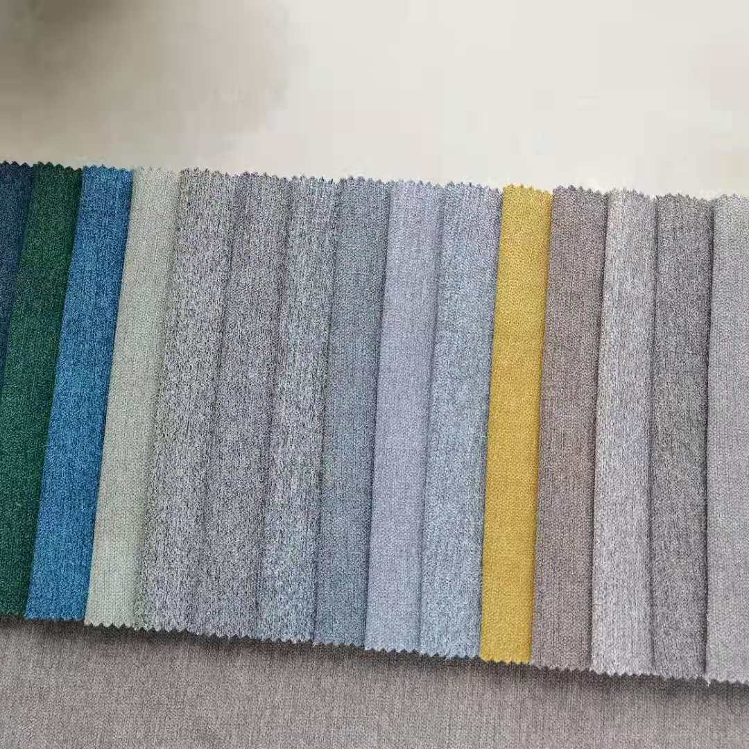 100% Polyester soft linen fabric for sofa