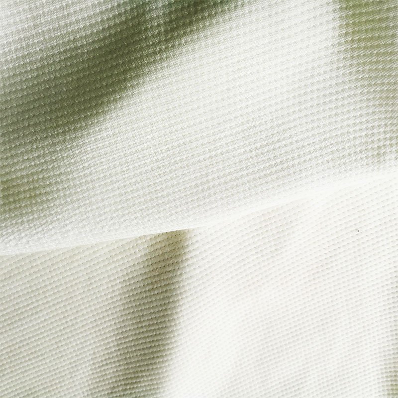 Hot sale white bamboo material jacquard knitted mattress fabric textiles fabric for latex