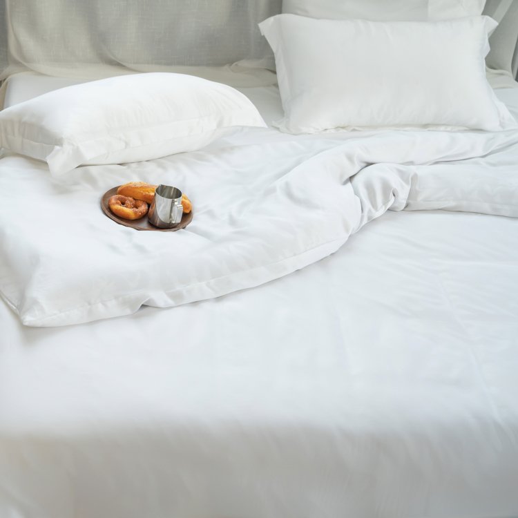 Luxury bamboo viscose duvet cover set durable bamboo bedding sheet set with pillowcase