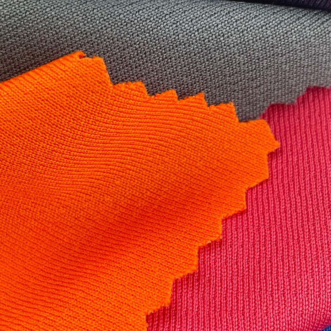 100 polyester knit double-sided mesh jersey fabric 150g breathable comfortable Pique POLO shirt mesh Clothing fabric