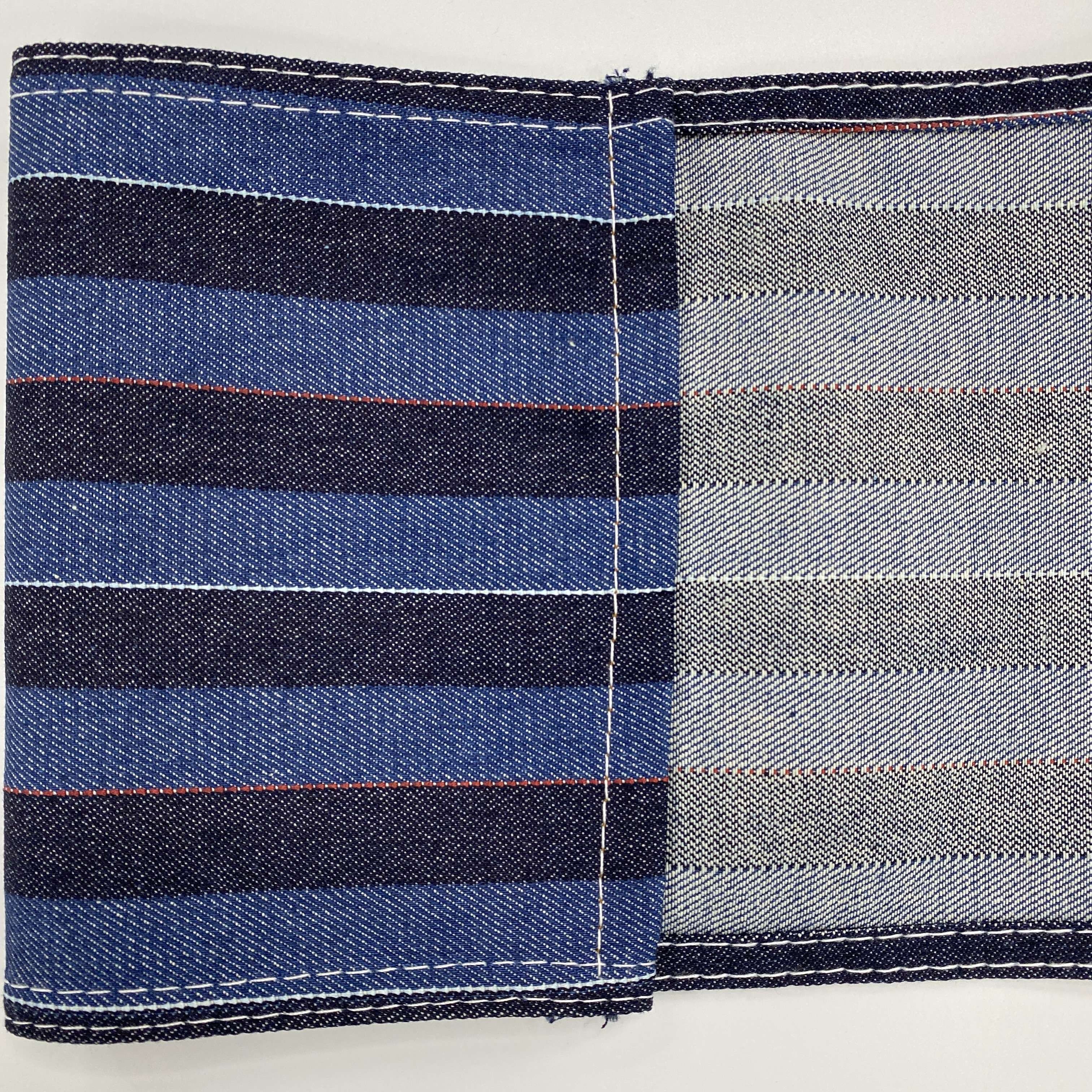 Fabric for Garment China Stripe Cotton Polyester Spandex Knitting Slub Denim Tricot Woven YARN DYED Tela Para Jeans Denim Fabric