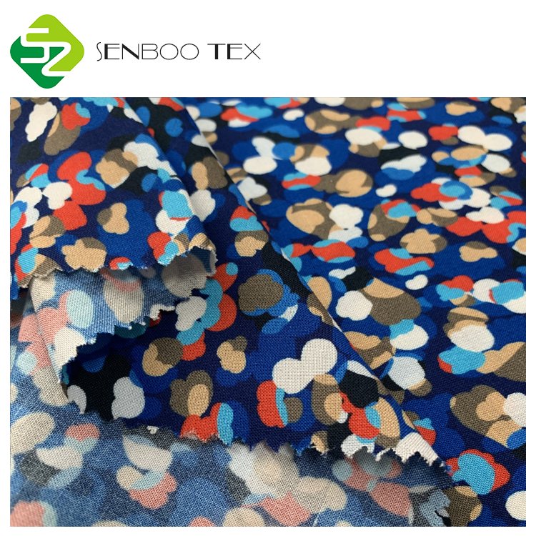 New Collection Digital 100 Non-Stretch Muslin Bamboo Fabric Breathable Printed Woven Shirts and Dresses for Baby Tops
