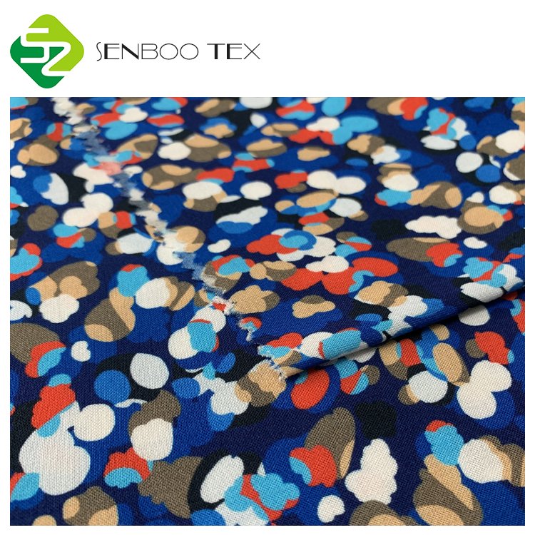 New Collection Digital 100 Non-Stretch Muslin Bamboo Fabric Breathable Printed Woven Shirts and Dresses for Baby Tops