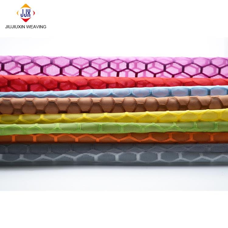 Tricot Jiangsu Upholstery Fabric Plaid Material Air Mesh Fabric Wholesale Eco-friendly Breathable Polyester 100% Polyester 6D-08