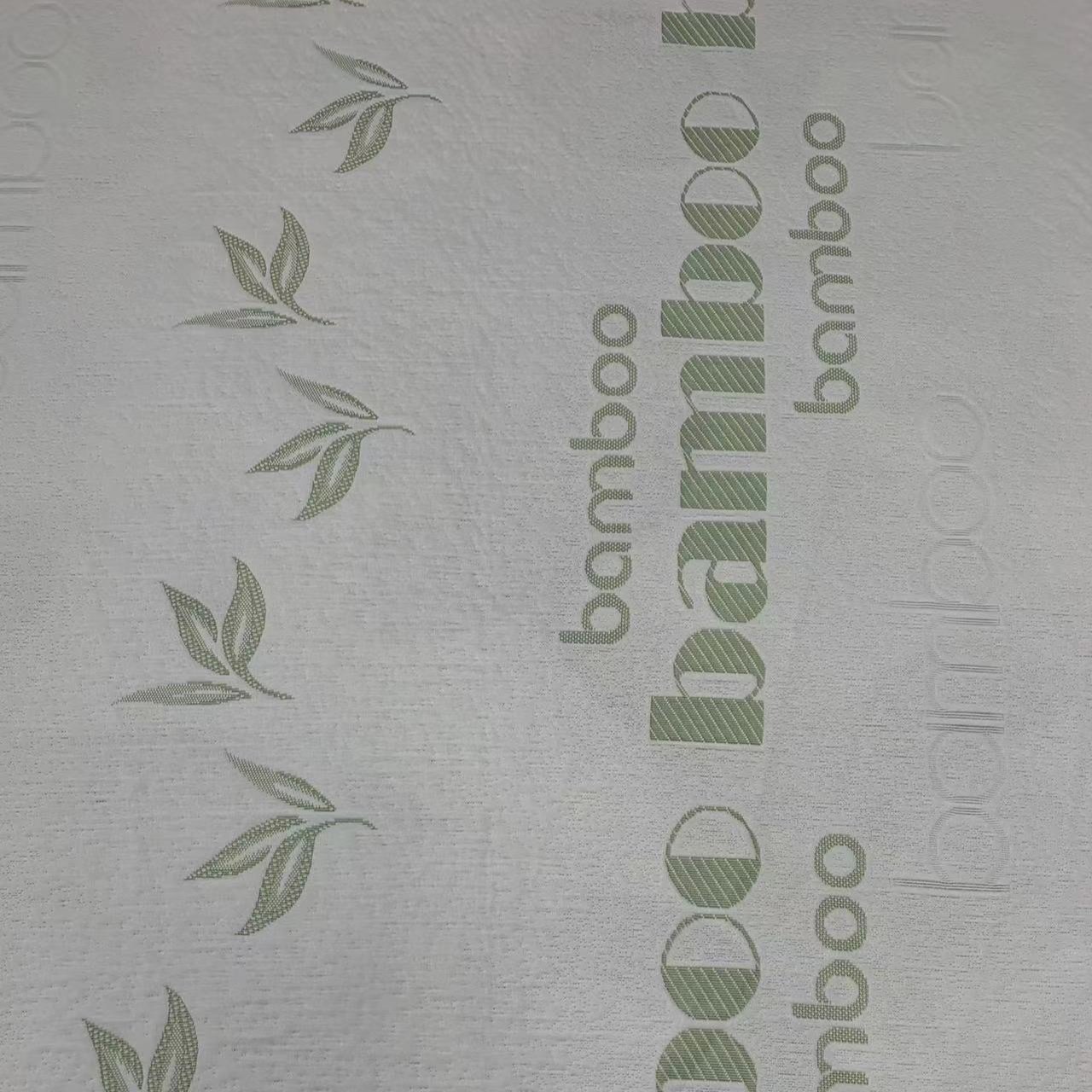 New design jacquard knitted bamboo fiber polyester fabric for mattress