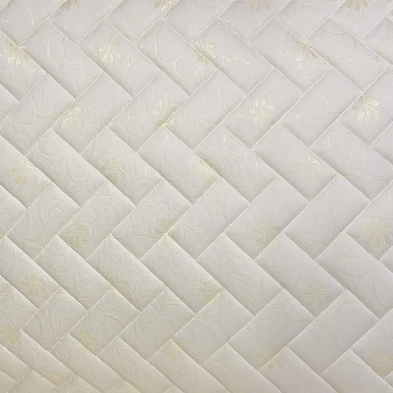 China supplier quilt fabric trocot knitted fabric for bed mattress cotton +foam+NWF
