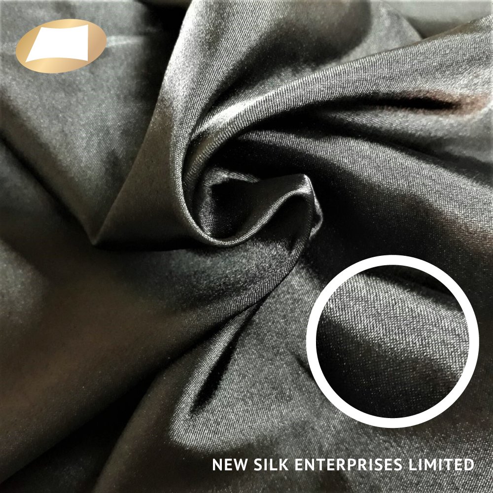 Wholesale shiny 100% polyester elegant soft woven satin fabric for women pajama