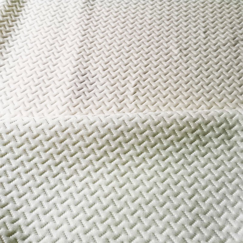 Hot sale high weight bamboo material jacquard knitted textiles fabric for mattress ticking
