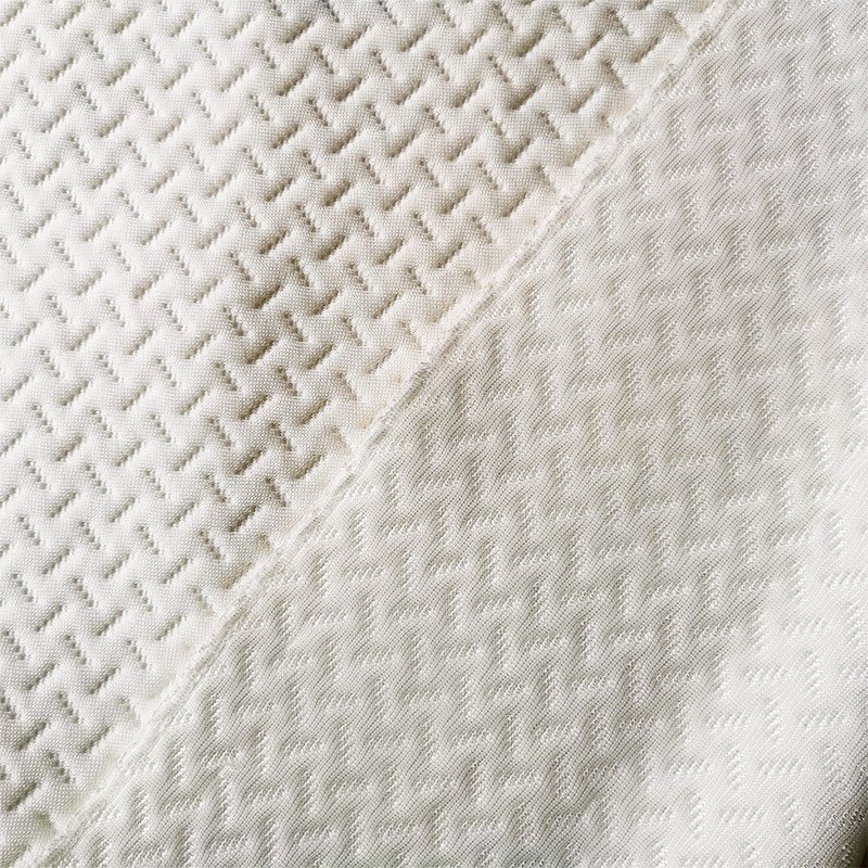 Hot sale high weight bamboo material jacquard knitted textiles fabric for mattress ticking