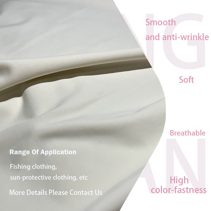 Custom Polyamide Spandex Knitted Fabric Anti-uv Upf 50+ Sports Knitted Fabric for Fishing Wear Sun Protection Clothing