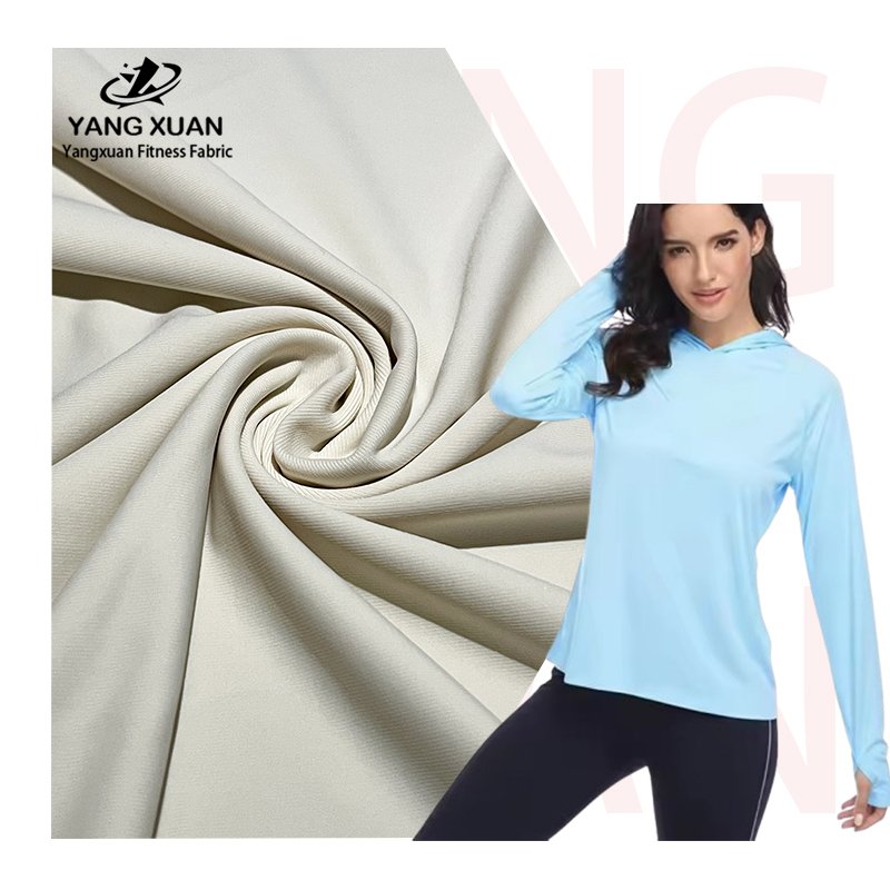 Custom Polyamide Spandex Knitted Fabric Anti-uv Upf 50+ Sports Knitted Fabric for Fishing Wear Sun Protection Clothing