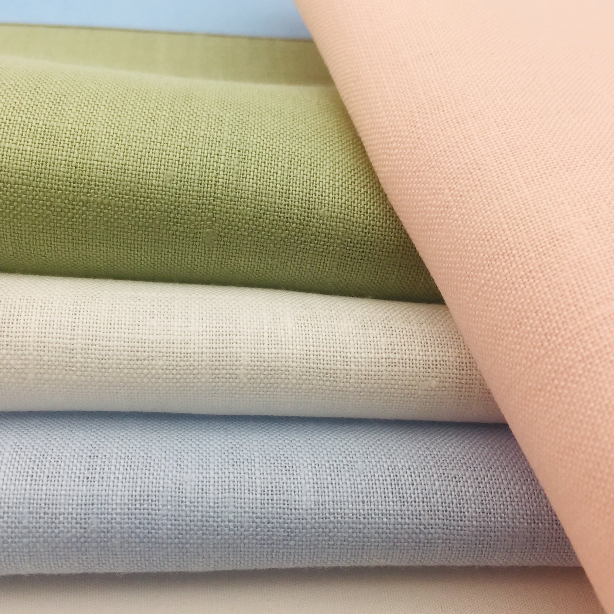 HOT SELLING HIGH QUALITY 100% LINEN YARN PLAIN DYED FABRIC