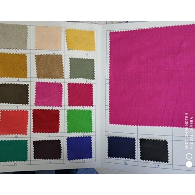 230gsm 43"/44" Solid Woven 100% Linen Fabric Made In China For Suiting