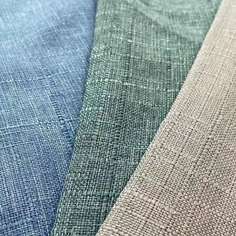 Slub linen fabric Imitation linen fabric Imitation linen Interior fabric