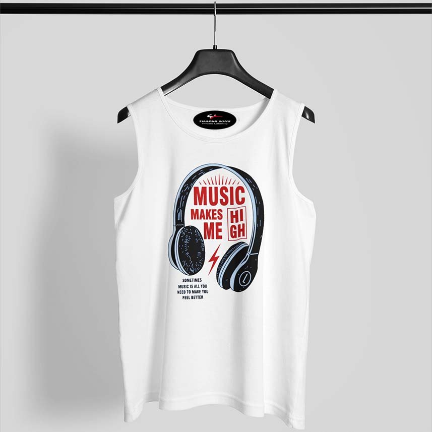 Gym Cotton Tank Top Fitness Singlet Quick Dry 3D Printed Summer Activewear Training Running Customizable OEM Summer Sports