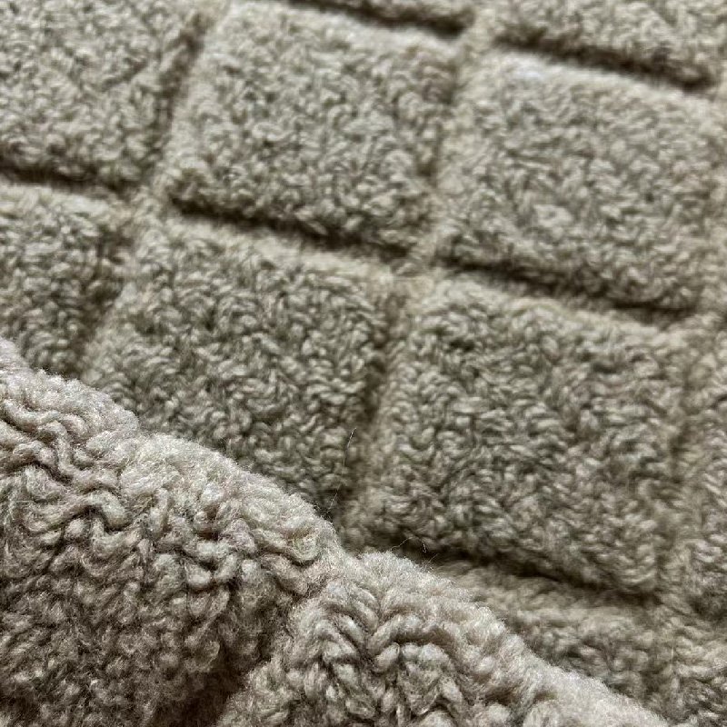 High Quality 100% Polyester Fabric Cell Teddy Bear Fur Fabric Sherpa Fleece Home Textile Fabric