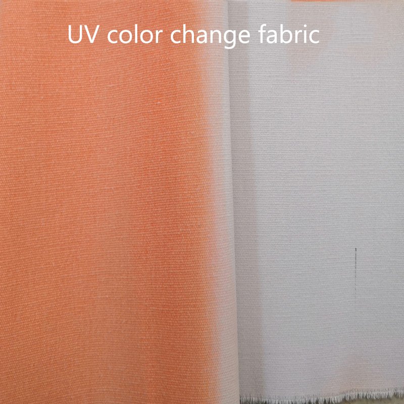 Photochromic Cotton Cavas Fabric Uv Sensitive Color Change 100% Polyester fabric for garments