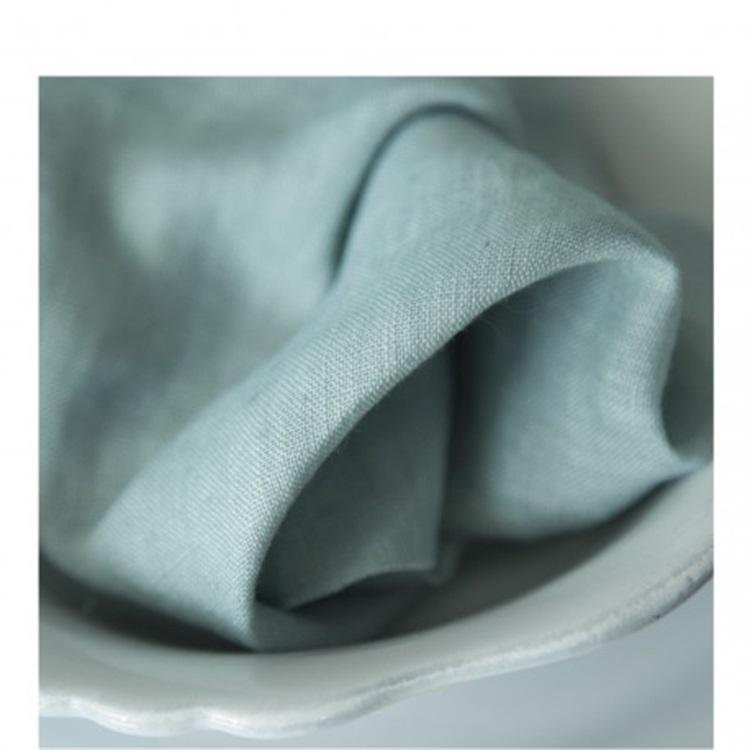 High Quality Stone Washed 100% Natural Color European Flax Linen Table Napkins Cheap Flax Napkin