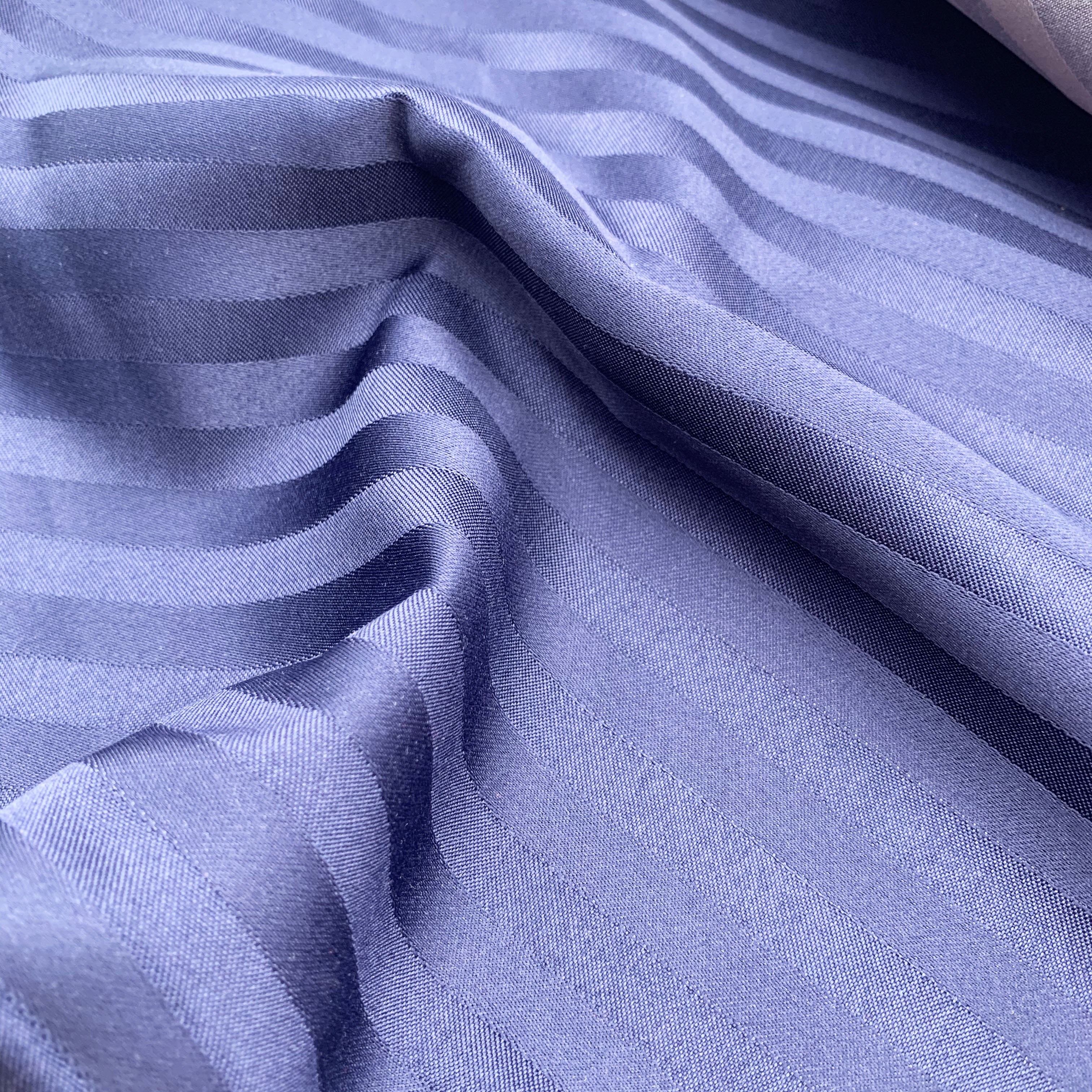 100% Polyester Satin Stripe fabric 250tc 300tc 330tc 400tc Hotel Bed linen Sheet