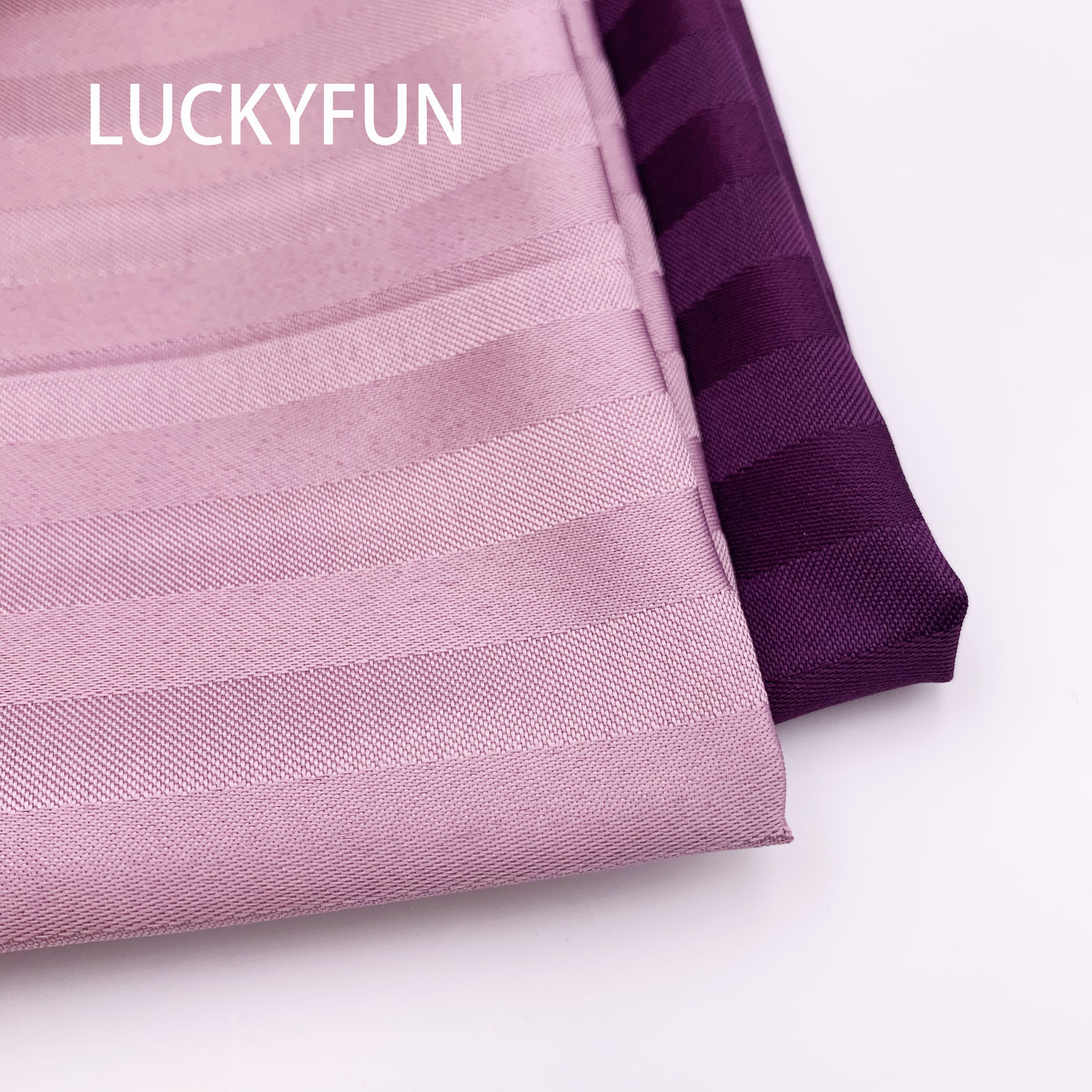 100% Polyester Satin Stripe fabric 250tc 300tc 330tc 400tc Hotel Bed linen Sheet