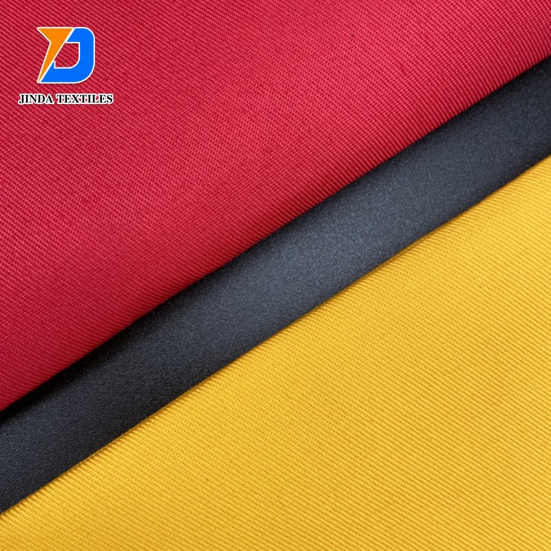 Jinda stock 100% cotton and TC waterproof twill Poplin fabric chef and industrial uniform fabric