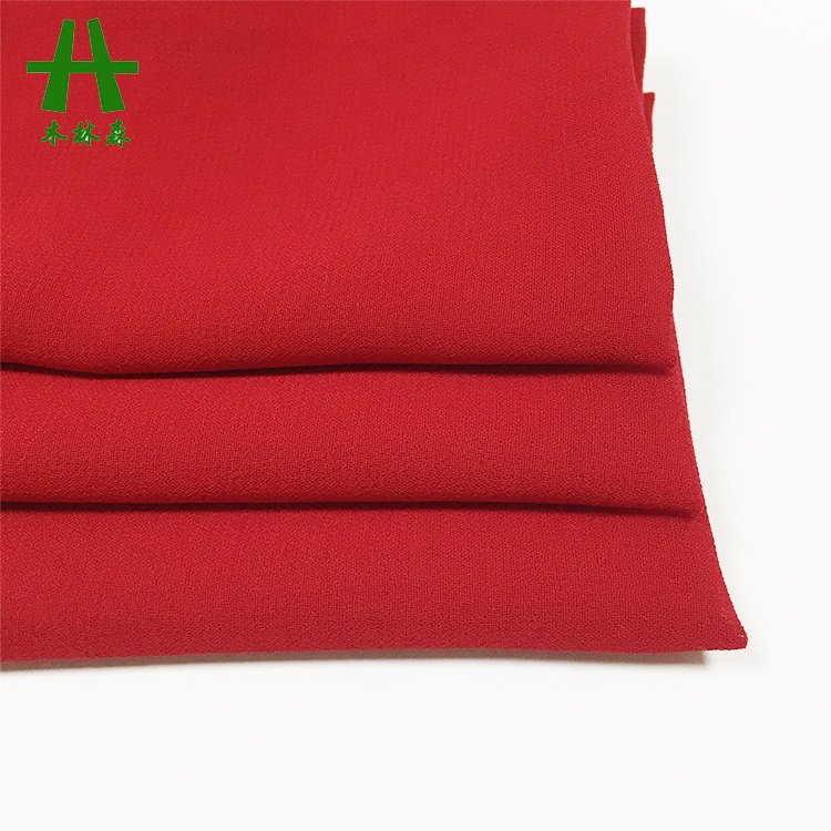 Mulinsen Textile 100% Polyester Moss Crepe 75D P/D Chiffon Fabric