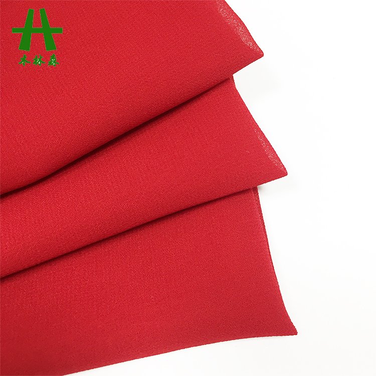 Mulinsen Textile 100% Polyester Moss Crepe 75D P/D Chiffon Fabric